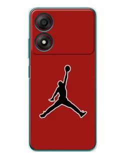 Чохол для ZTE Blade A34 з картинкою «Jordan Red Back»