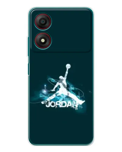 Чохол для ZTE Blade A34 з картинкою «Jordan Blue Fire» Чохол для ZTE Blade A34 з картинкою «Jordan Blue Fire»