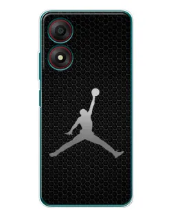 Чохол для ZTE Blade A34 з картинкою «Jordan Dark Carbon»
