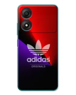 Чохол для ZTE Blade A34 з картинкою «Adidas Red Neon»