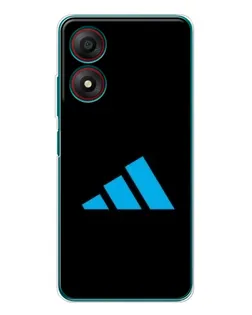 Чехол для ZTE Blade A34 с картинкой «Adidas Cyan Logo»