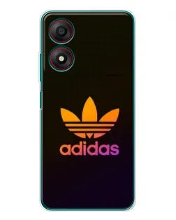 Чехол для ZTE Blade A34 с картинкой «Градиент Adidas»