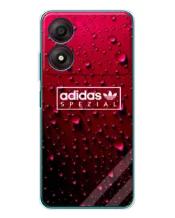 Чехол для ZTE Blade A34 с картинкой «Adidas Gold Marble»