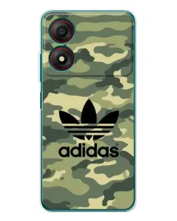 Чехол для ZTE Blade A34 с картинкой «Милитари стиль Adidas»