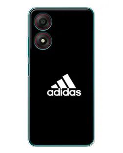 Чехол для ZTE Blade A34 с картинкой «Черная классика Adidas»