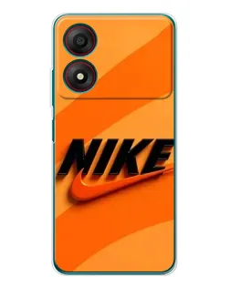 Чохол для ZTE Blade A34 з картинкою «Помаранчевий драйв Nike»