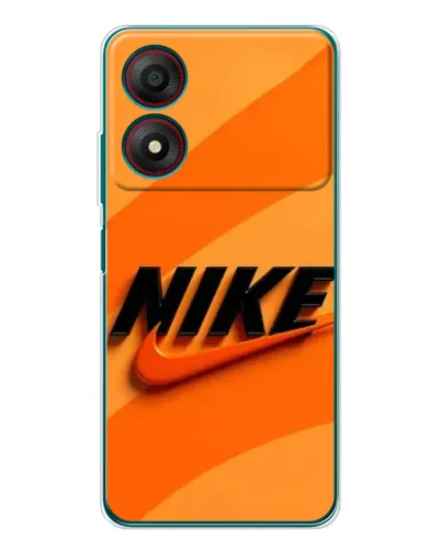 Чохол для ZTE Blade A34 з картинкою «Помаранчевий драйв Nike»
