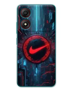Чохол для ZTE Blade A34 з картинкою «Техногенний стиль Nike»