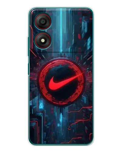 Чохол для ZTE Blade A34 з картинкою «Техногенний стиль Nike»