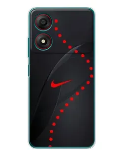 Чохол для ZTE Blade A34 з картинкою «Абстрактний дизайн Nike»