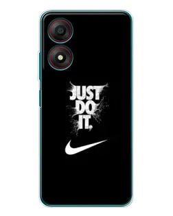 Чохол для ZTE Blade A34 з картинкою «Текстовий принт Nike»