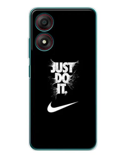 Чохол для ZTE Blade A34 з картинкою «Текстовий принт Nike»