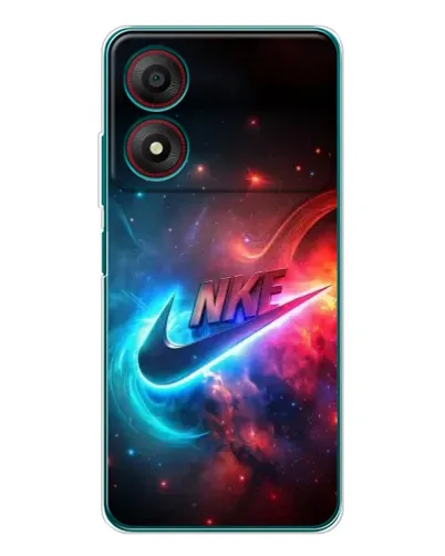 Чохол для ZTE Blade A34 з картинкою «Вогняний логотип Nike»