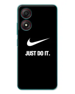 Чохол для ZTE Blade A34 з картинкою «Класичний принт Nike»