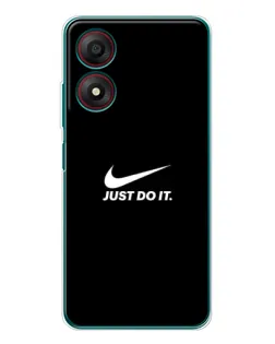 Чохол для ZTE Blade A34 з картинкою «Мінімалізм від Nike»