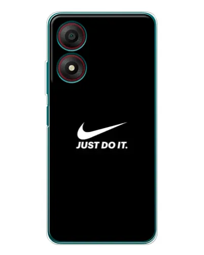 Чохол для ZTE Blade A34 з картинкою «Мінімалізм від Nike»