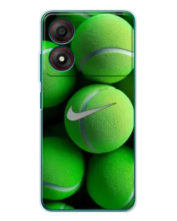 Чохол для ZTE Blade A34 з картинкою «Тенісні м'ячі Найк»