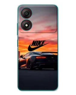 Чохол для ZTE Blade A34 з картинкою «Nike та суперкар»