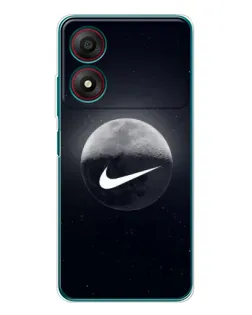 Чехол для ZTE Blade A34 с картинкой «Nike в стиле граффити»