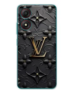 Чохол для ZTE Blade A34 з картинкою «Шкіряна текстура LV»