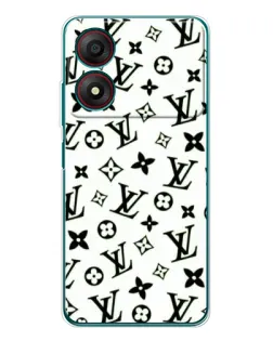 Чохол для ZTE Blade A34 з картинкою «Монохромний хаос LV»