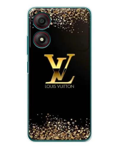 Чохол для ZTE Blade A34 з картинкою «LV — золоті іскри» Чохол для ZTE Blade A34 з картинкою «LV — золоті іскри»