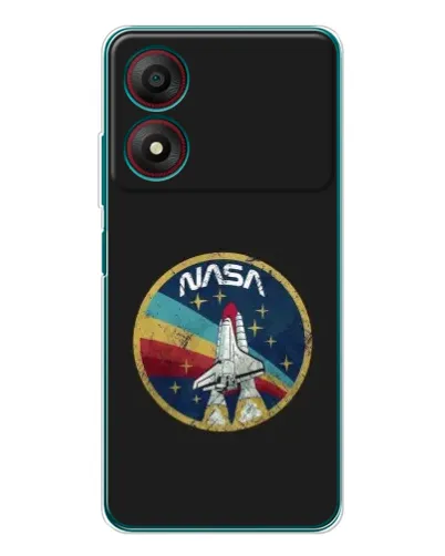 Чохол для ZTE Blade A34 з картинкою «NASA — емблема місії»