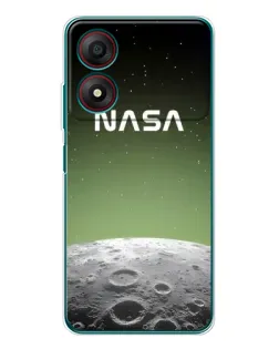 Чохол для ZTE Blade A34 з картинкою «NASA — місячний градієнт»