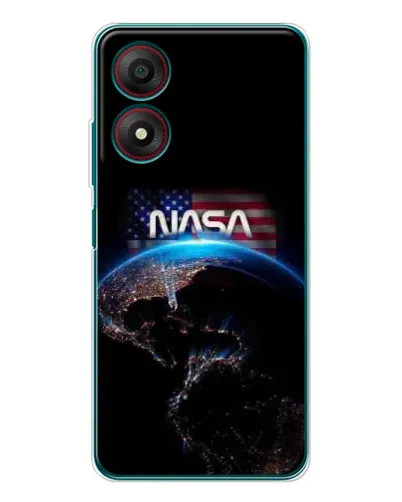 Чохол для ZTE Blade A34 з картинкою «Земля з космосу NASA»