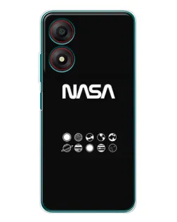 Чохол для ZTE Blade A34 з картинкою «NASA — технічний принт»
