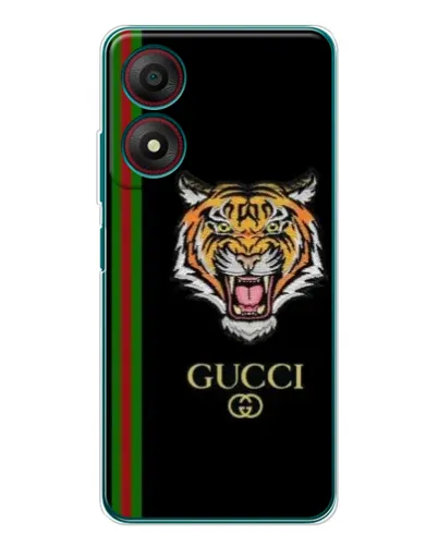 Чохол для ZTE Blade A34 з картинкою «Тигр Gucci»
