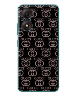 Чохол для ZTE Blade A34 з картинкою «Класична монограма Gucci»