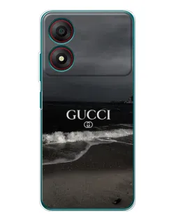 Чохол для ZTE Blade A34 з картинкою «Gucci — морський прибій»