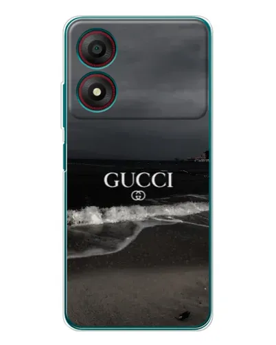 Чохол для ZTE Blade A34 з картинкою «Gucci — морський прибій»