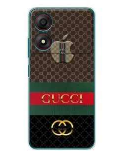 Чохол для ZTE Blade A34 з картинкою «Gucci — брендований десерт»