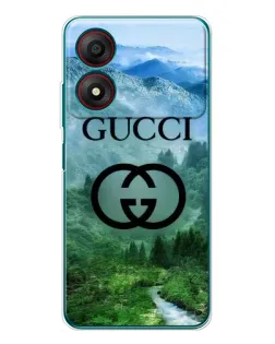 Чохол для ZTE Blade A34 з картинкою «Gucci — гірський пейзаж»