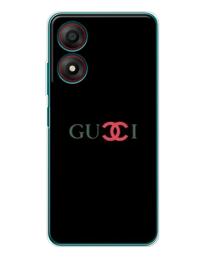 Чохол для ZTE Blade A34 з картинкою «Gucci — червоний градієнт»