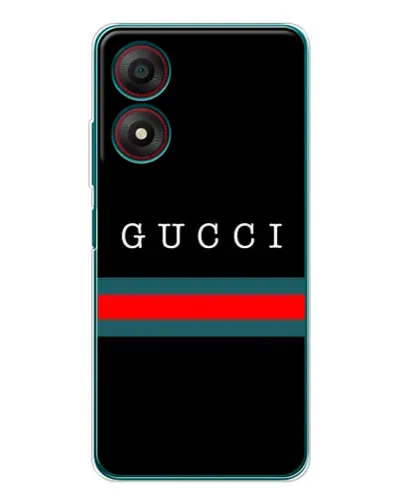 Чохол для ZTE Blade A34 з картинкою «Gucci — червоний пояс»