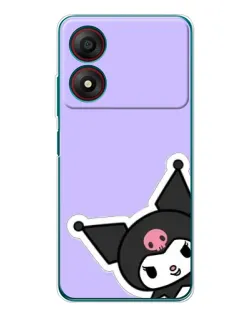 Чехол для ZTE Blade A34 с картинкой «Забавная Kuromi»