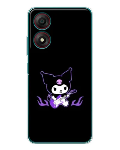 Чехол для ZTE Blade A34 с картинкой «Электрическая Kuromi»