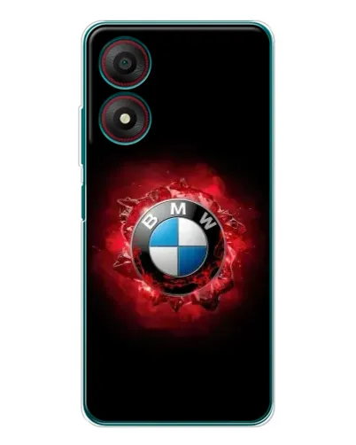 Чохол для ZTE Blade A34 з картинкою «Логотип BMW — спалах»