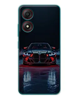 Чохол для ZTE Blade A34 з картинкою «BMW на мокрій дорозі»