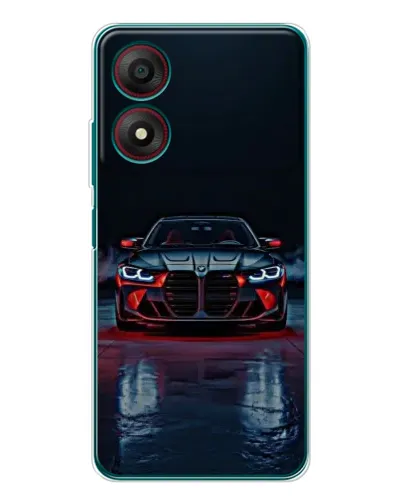 Чохол для ZTE Blade A34 з картинкою «BMW на мокрій дорозі»