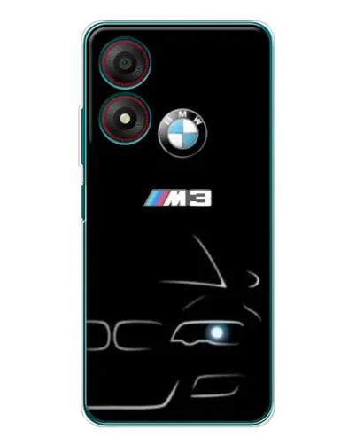 Чохол для ZTE Blade A34 з картинкою «Мінімалістичний принт BMW M3»