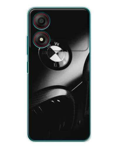 Чохол для ZTE Blade A34 з картинкою «Емблема BMW — макро»