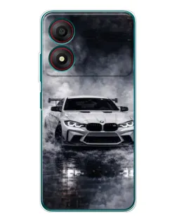Чохол для ZTE Blade A34 з картинкою «BMW крізь туман»