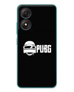 Чохол для ZTE Blade A34 з картинкою «PUBG — класичний лого»