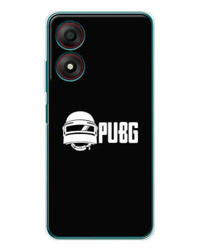Чохол для ZTE Blade A34 з картинкою «PUBG — класичний лого»