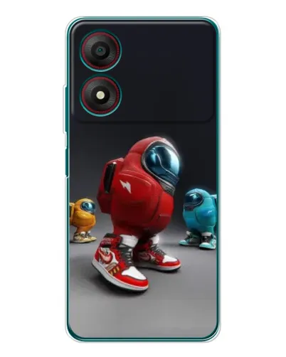 Чохол для ZTE Blade A34 з картинкою «Among Us — 3D стиль»