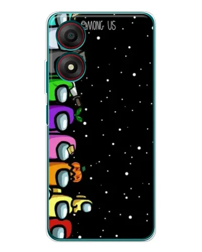 Чохол для ZTE Blade A34 з картинкою «Команда Among Us»